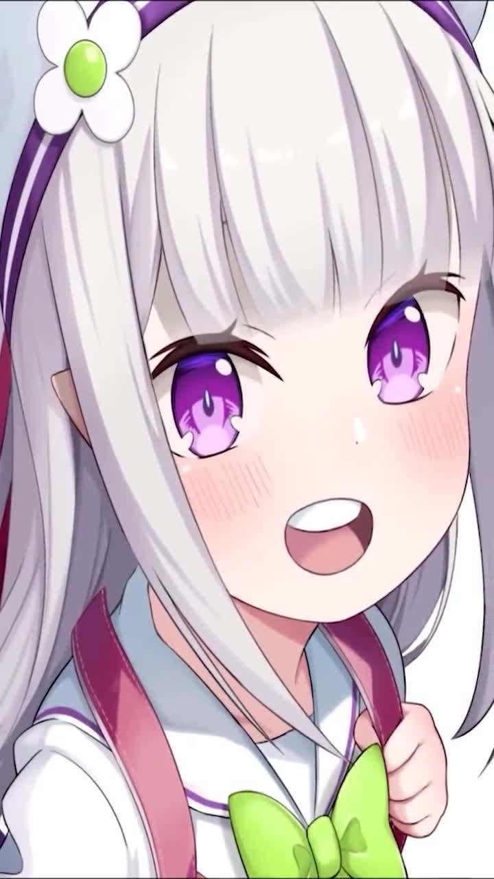 iPhone  Android Cute School Girl Blink Free Phone Live Wallpaper