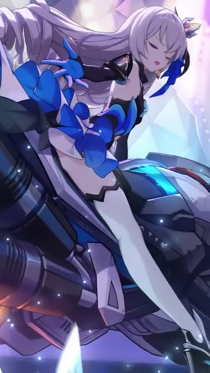 iPhone and Android Bronya Zaychik Bike Honkai Impact 3rd Phone Live Wallpaper