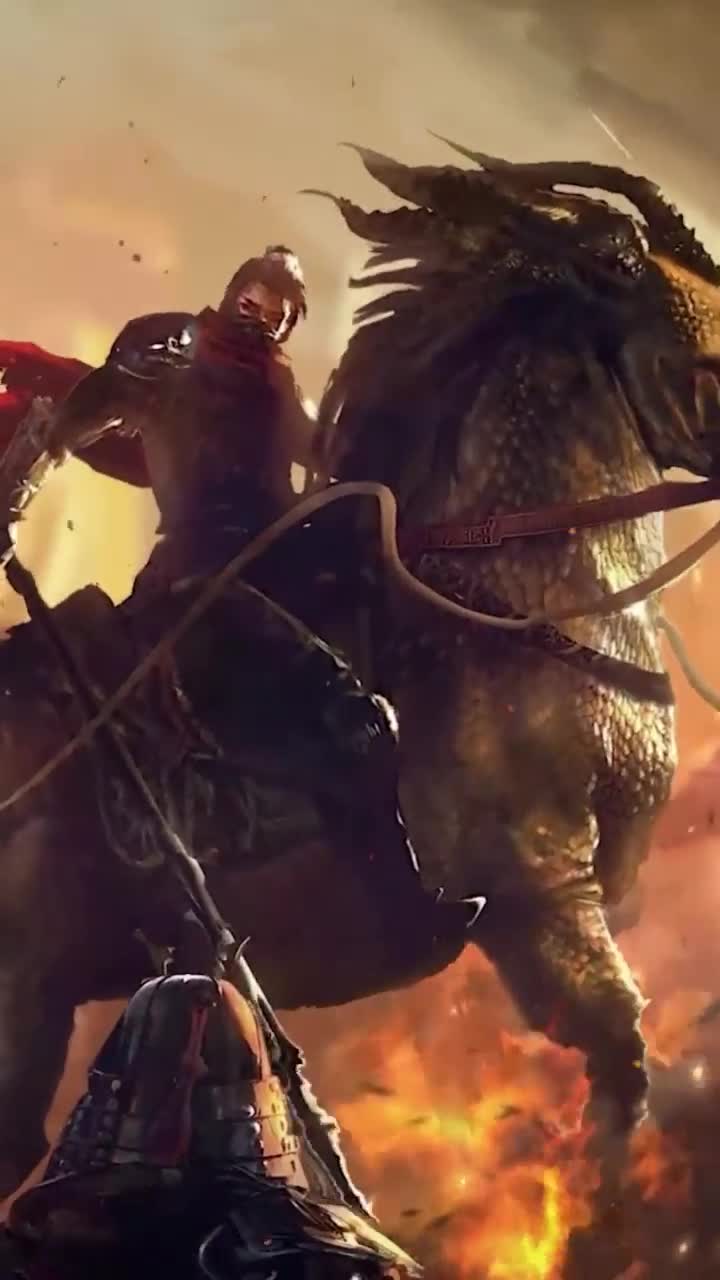 Android  iOS iphone Mobile Warrior Ride Horse Free Live Wallpaper