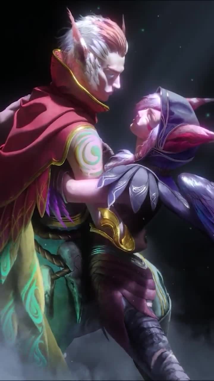 iPhone  Android Rakan And Xayah Love Game Phone Live Wallpaper