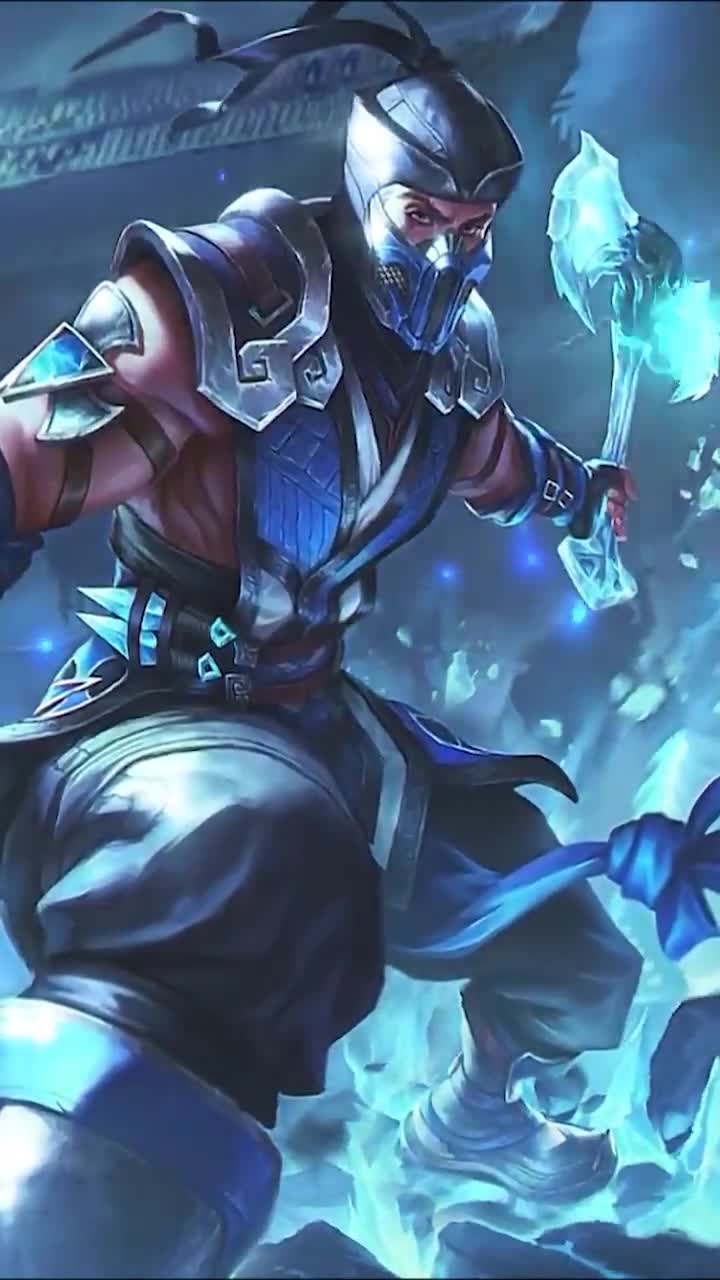 iPhone  Android Sub Zero With Axes Free Phone Live Wallpaper