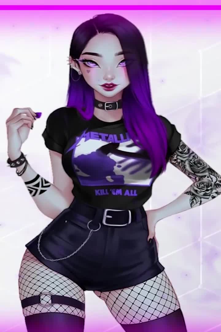 Live Metallica Girl Android  iPhone Wallpaper