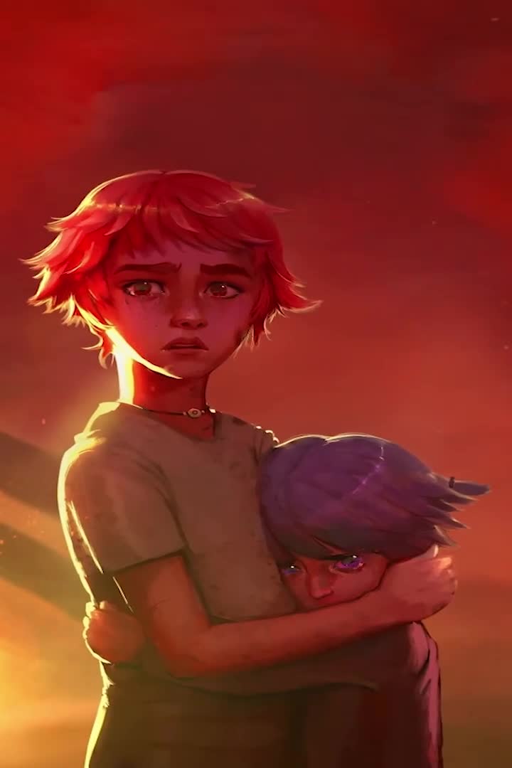 Kid Vi And Powder Arcane For iPhone Wallpaper