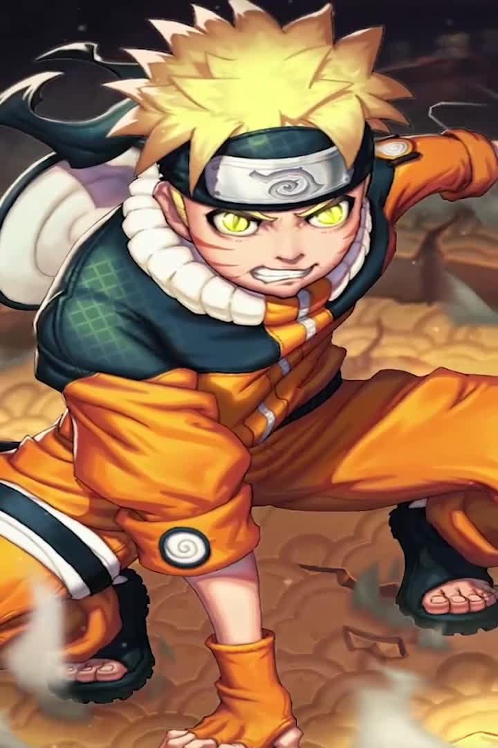 Naruto Crater Wallpaper of Anime