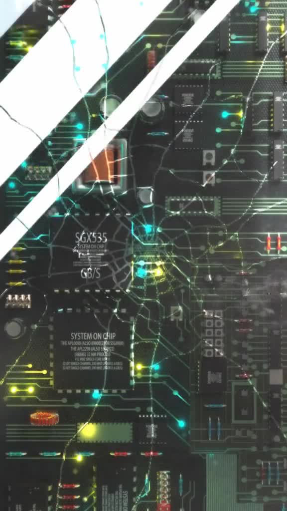 Cool Cracked Effect Free Live Phone Wallpaper