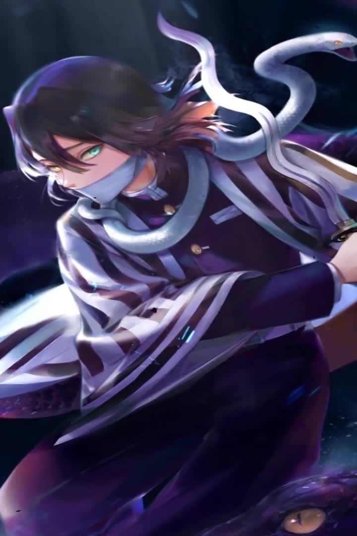 Obanai Iguro Demon Slayer Wallpaper of Anime