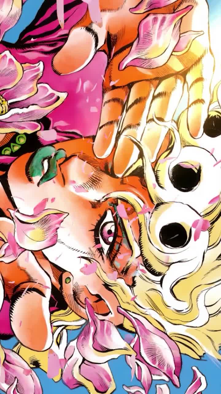 iPhone and Android Giorno Giovanna Jojos Bizarre Phone Live Wallpaper