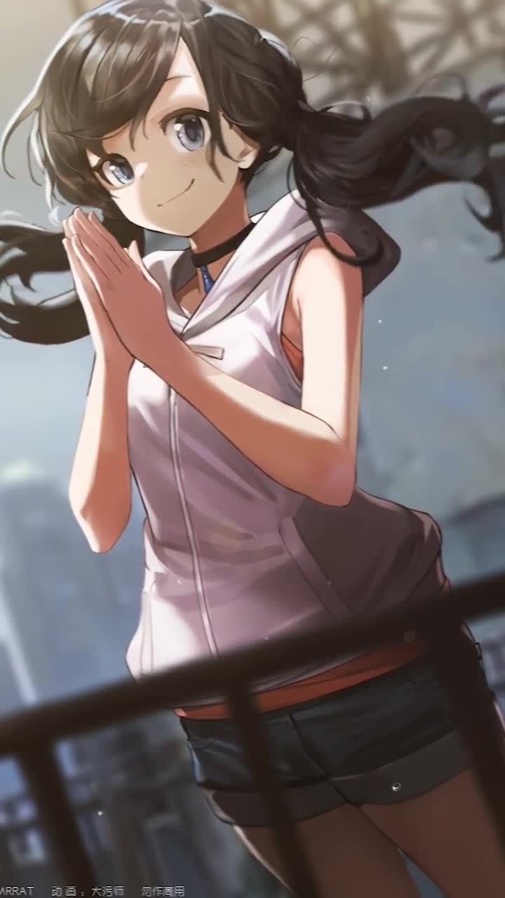 iPhone And Android Amano Hina Praying Weathering With You Phone Live Wallpaper