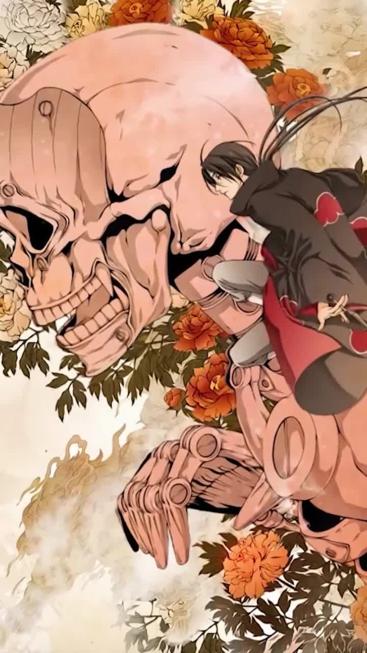 Android  iOS iphone Mobile Itachi Uchiha Susanoo Free Live Wallpaper