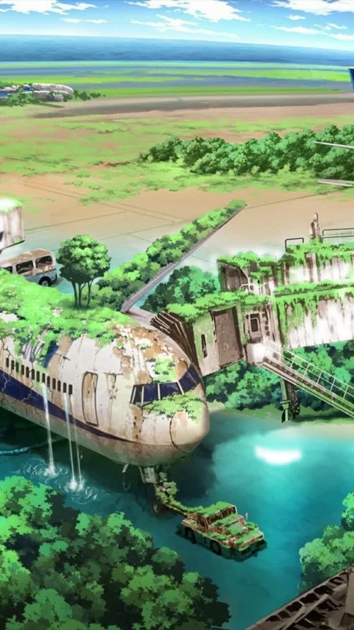 Free abandoned airport for android wallpaper