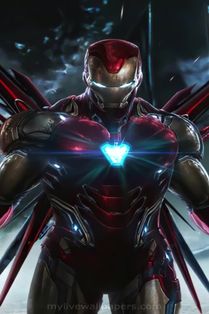 Cool Iron Man Nano Tech Live Phone Wallpaper