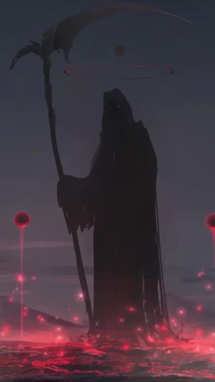 iPhone and Android Grim Reaper Live Phone Wallpaper