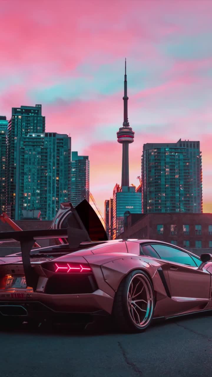 iPhone and Android Lamborghini Aventador Live Phone Wallpaper