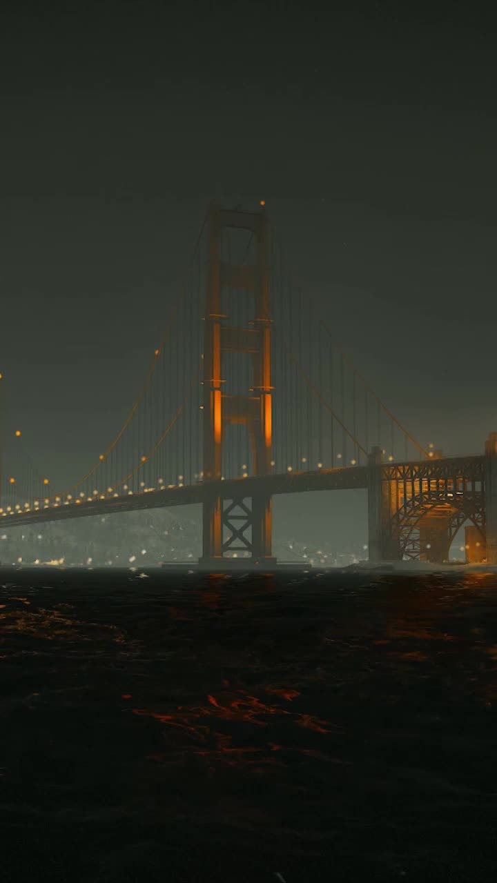 iPhone and Android Golden Gate Bridge Live Phone Wallpaper