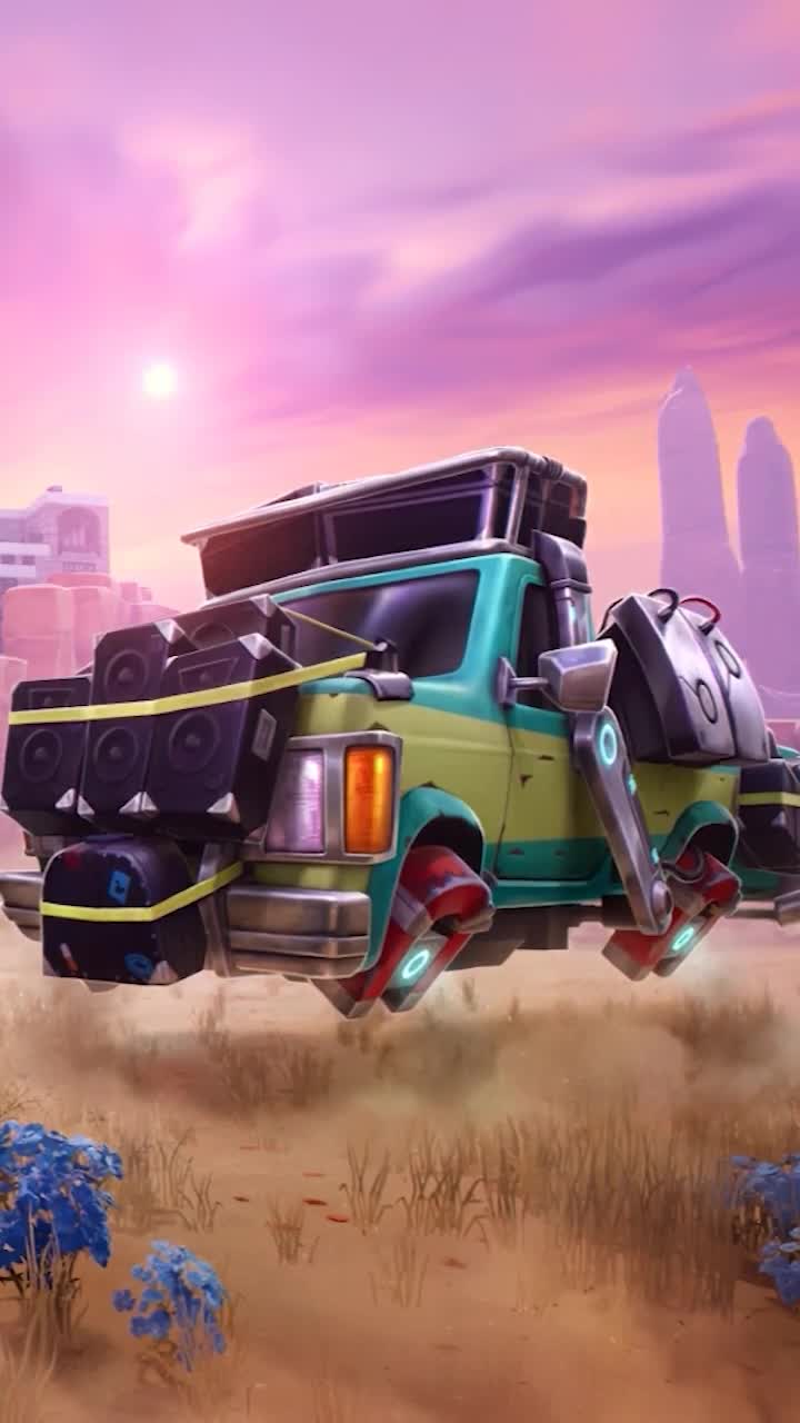 iPhone And Android Fortnite Hit The Road Game Phone Live Wallpaper