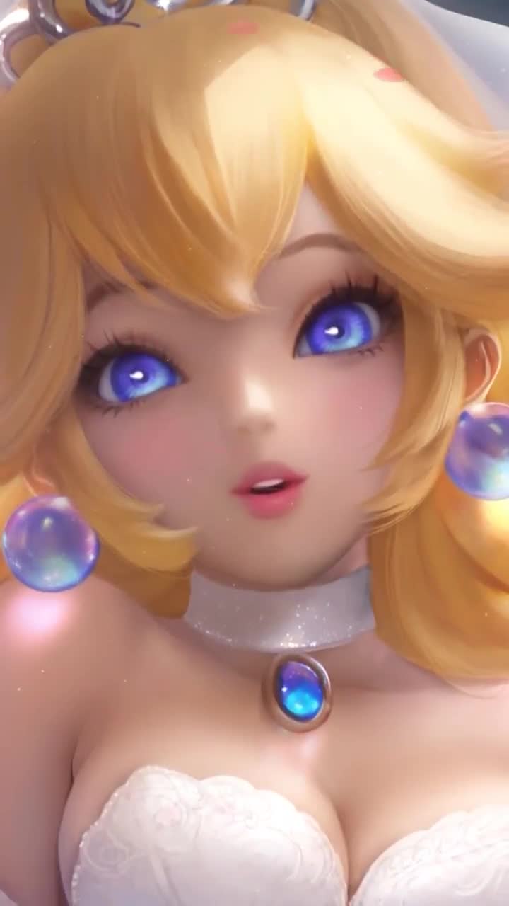 iPhone and Android Anime Girl In Wedding Dress Phone Live Wallpaper