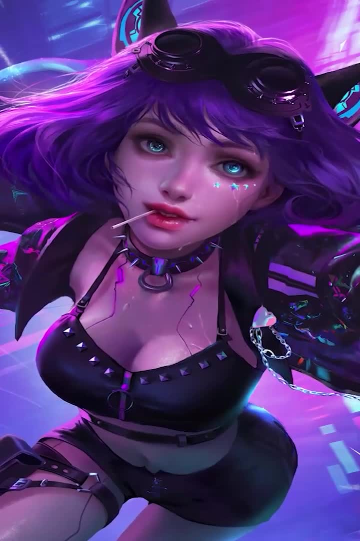 Live Sci Fi Spy Cat Girl Android  iPhone Wallpaper