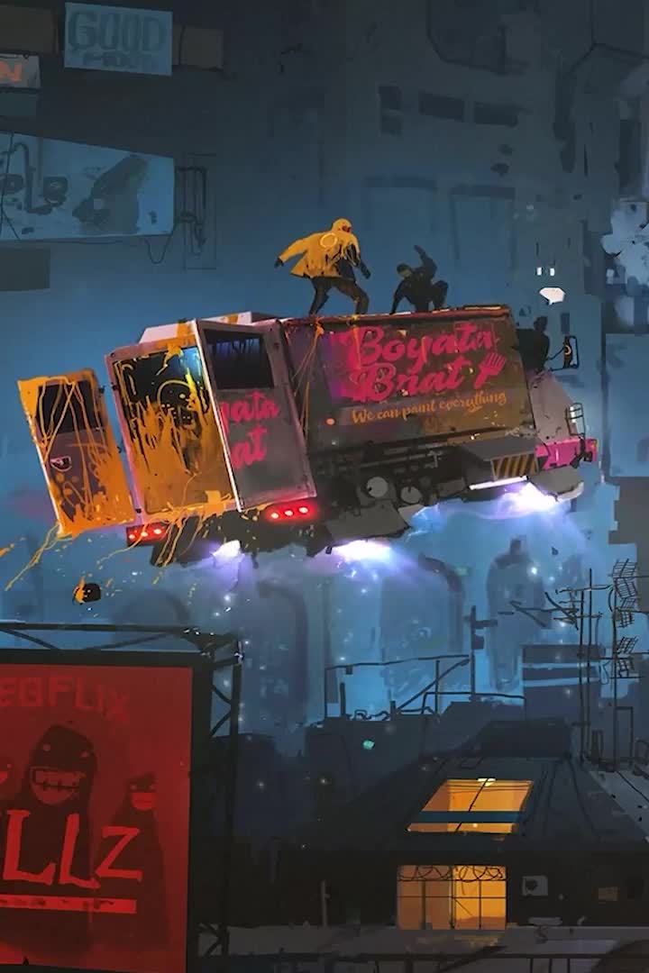 Iphone  Android Paint Truck Escape Live Wallpaper For Phone