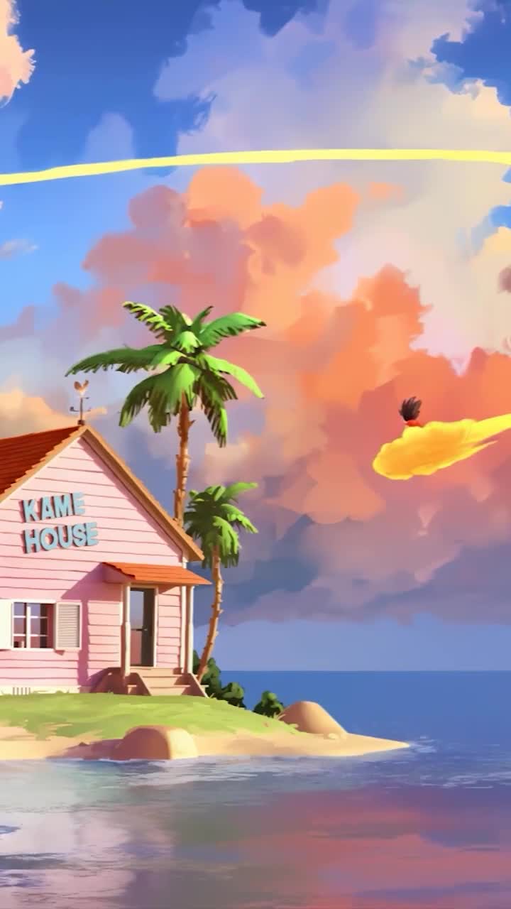 iPhone And Android Kame House Dragon Ball Z Phone Live Wallpaper