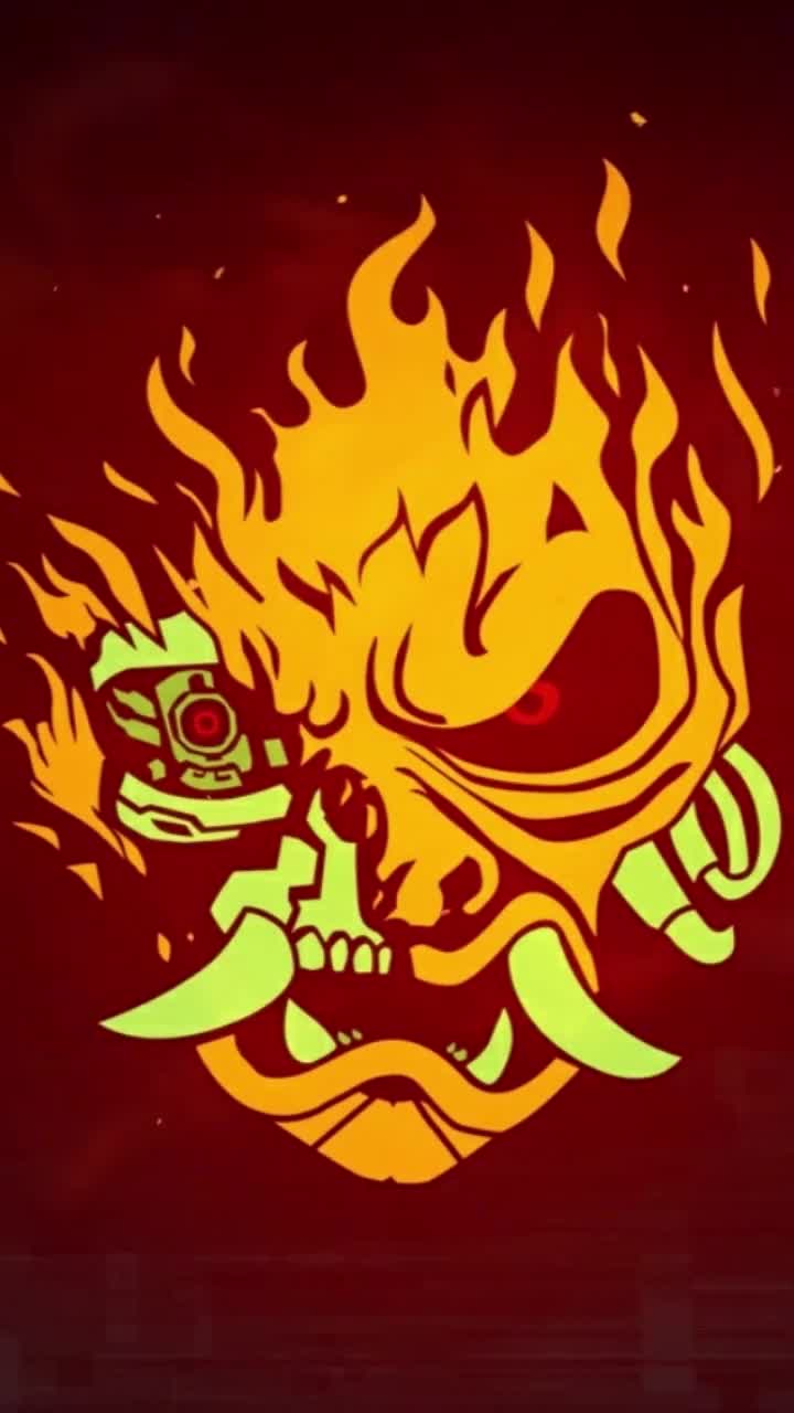 Android  iOS iphone Mobile Cyberpunk 2077 Samurai Free Live Wallpaper