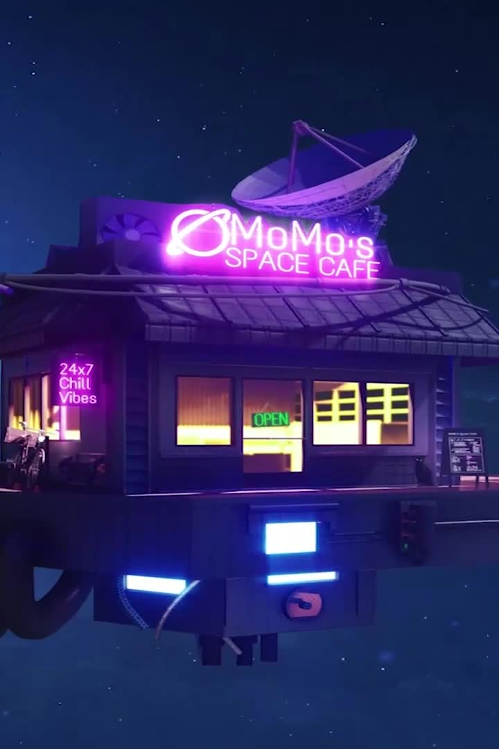 Momos Cafe Space Iphone Wallpaper