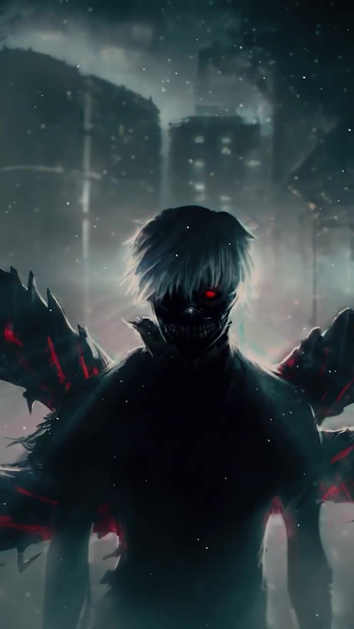 iPhone and Android Kaneki Ken Kakuja Tokyo Ghoul Phone Live Wallpaper