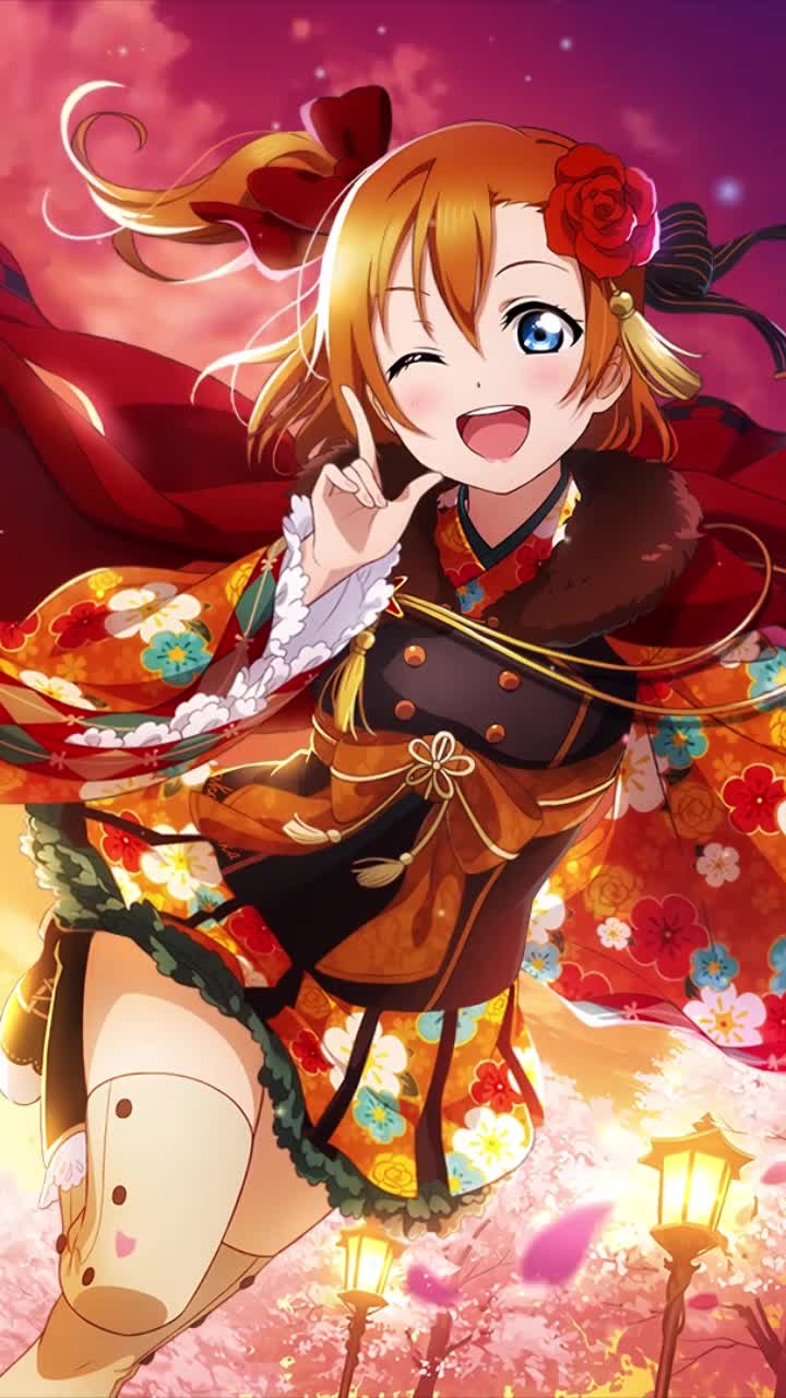 iPhone and Android Kosaka Honoka Love Live Live Phone Wallpaper