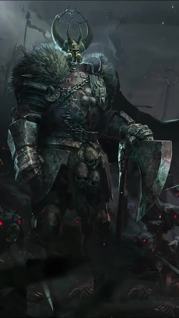 Android  iOS iphone Mobile Chaos Lord Warhammer Vermintide 2 Free Live Wallpaper
