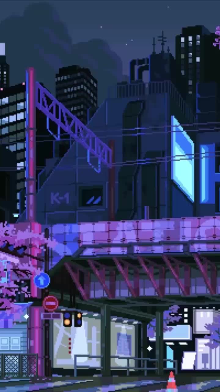 Live Phone Sakura Midnight Train Wallpaper To iPhone And Android