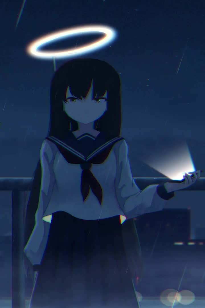 Iphone And Android School Girl Angel Phone Live Wallpaper