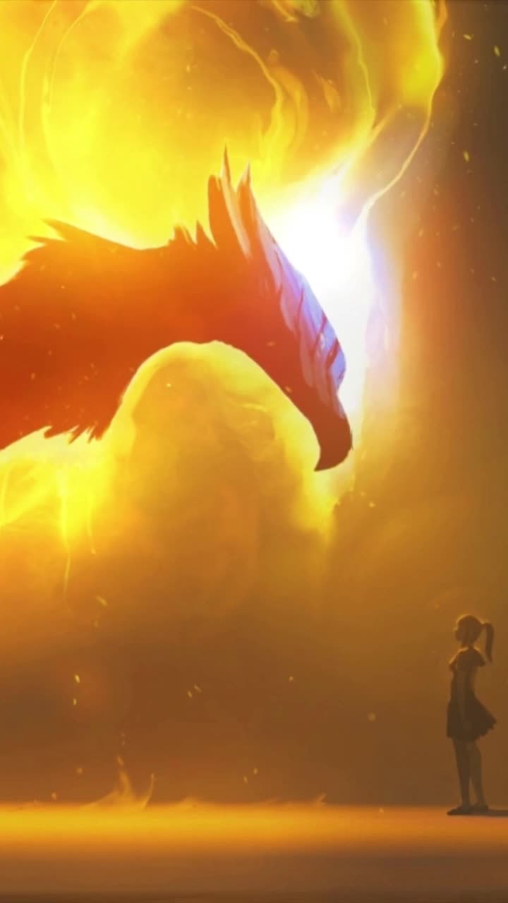 iPhone and Android Phoenix Fire Bird Live Phone Wallpaper