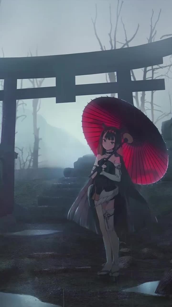 Android  iOS iphone Mobile Ninomae Inanis Torii Gate Live Wallpaper