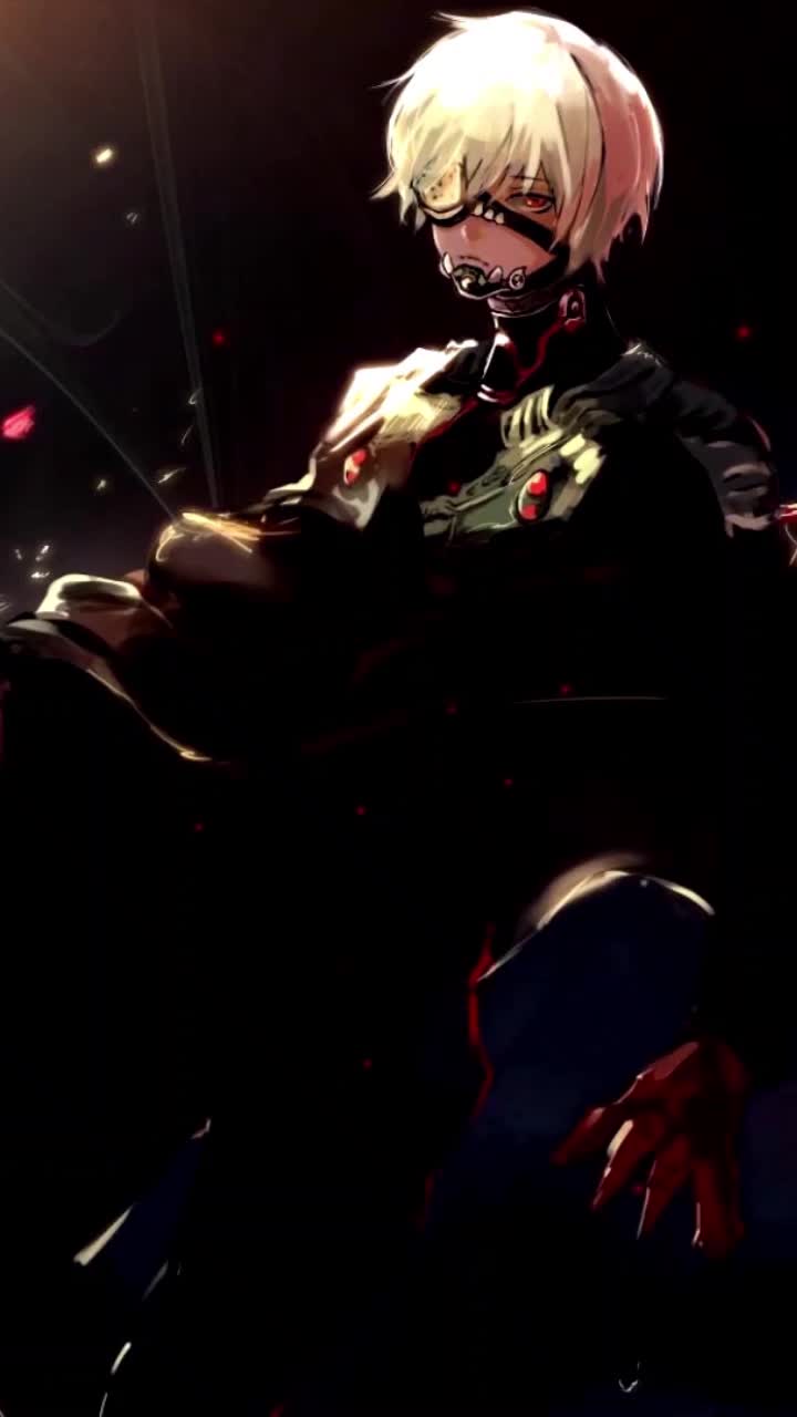 iPhone and Android Kaneki Ken Tokyo Ghoul Live Phone Wallpaper