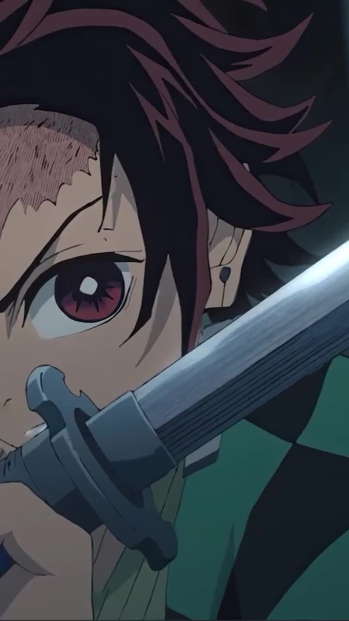iPhone and Android Tanjiro Kamado With Sword Demon Slayer Anime Phone Live Wallpaper