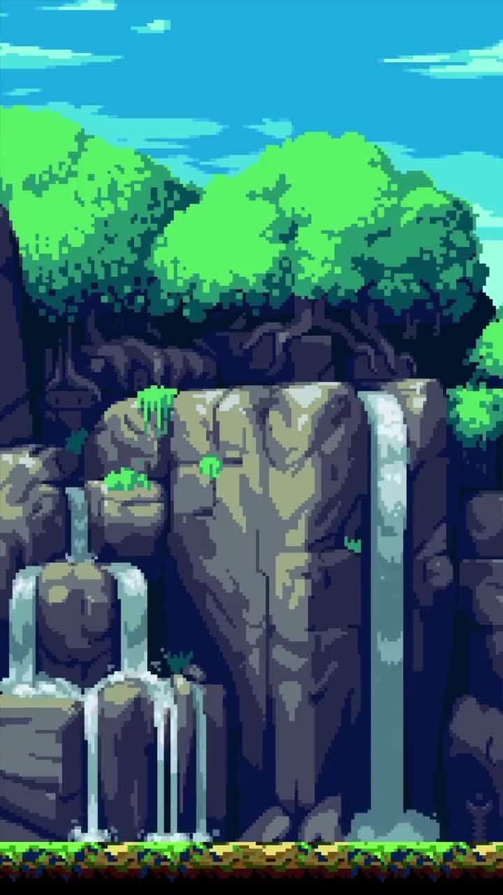 iPhone and Android Pixel Waterfall Live Phone Wallpaper