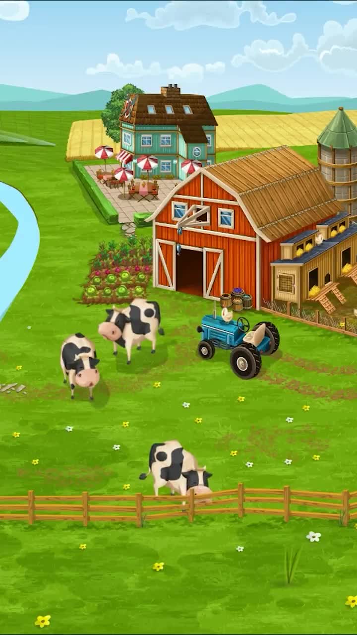 iPhone  Android Big Farm Animated Wallpaper