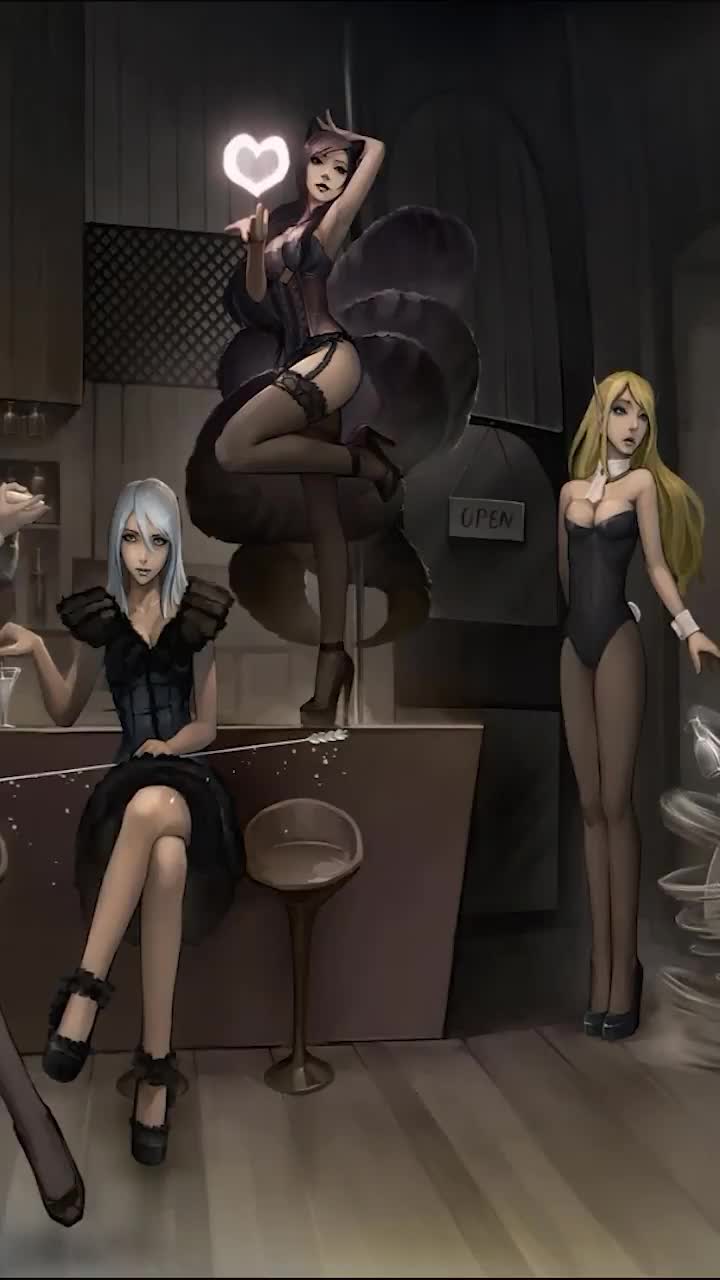 iPhone  Android League Of Legends Bunch Of Girls Phone Live Wallpaper