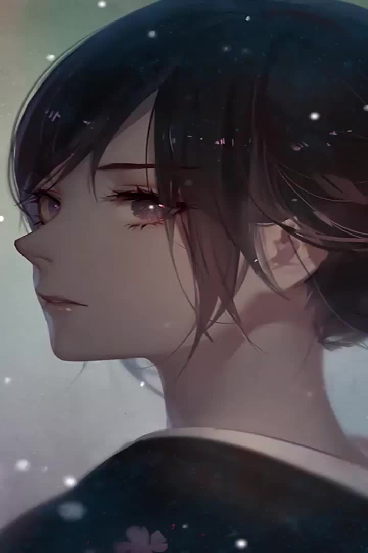 Live Pretty Anime Girl Phone Wallpaper to iPhone and Android