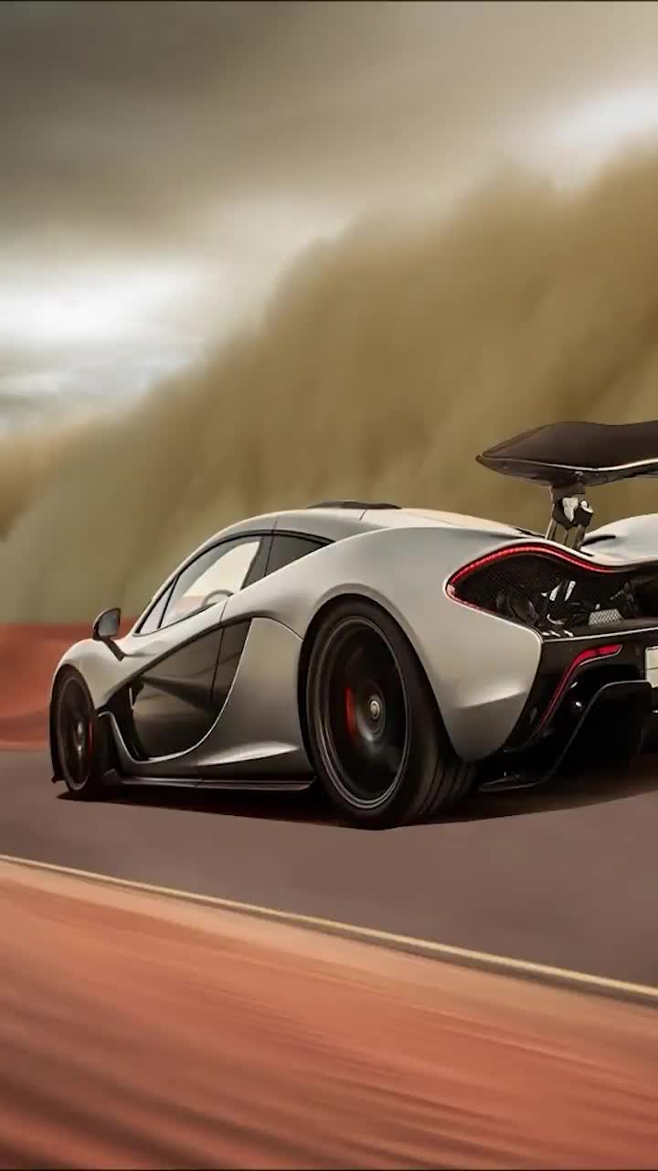 iPhone  Android Mclaren P1 Desert Dust Storm Phone Live Wallpaper