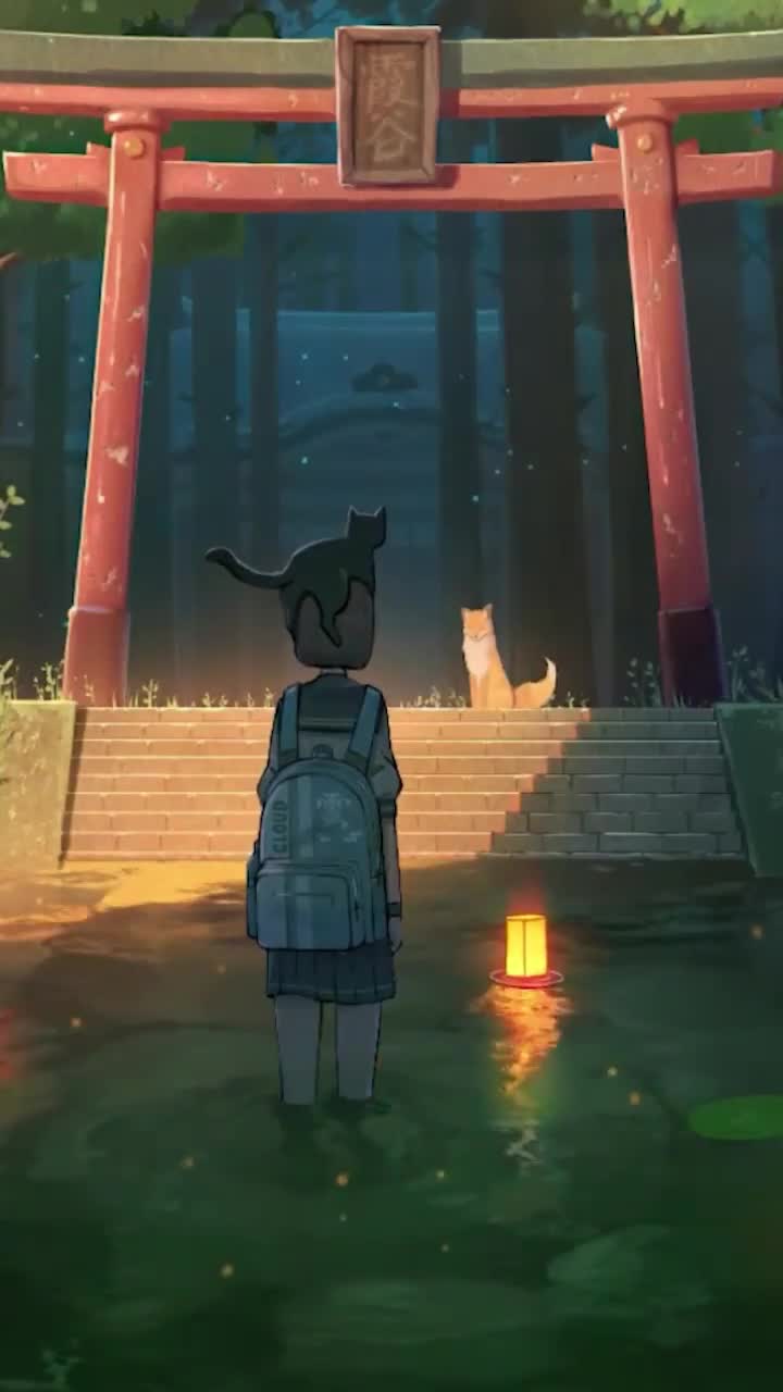 iPhone  Android Anime School Girl Adventure Phone Live Wallpaper