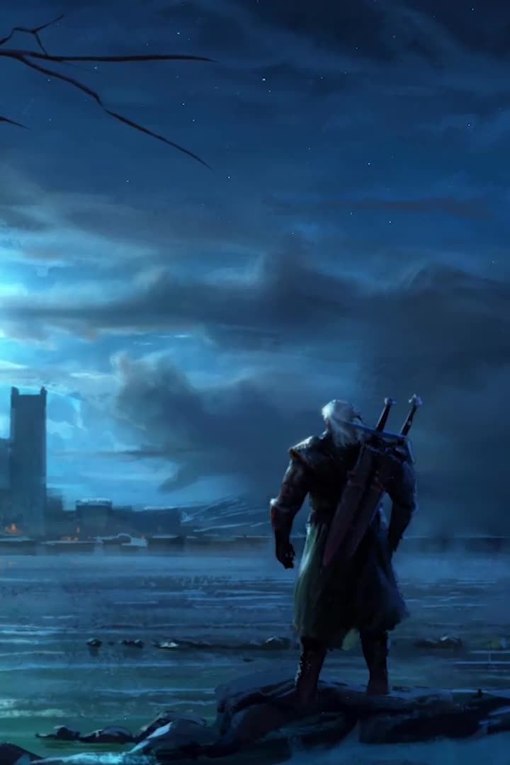Iphone And Android Geralt The Witcher 3 Phone Live Wallpaper