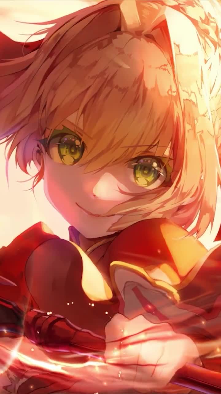 iPhone and Android Nero Claudius Fate Grand Order Phone Live Wallpaper