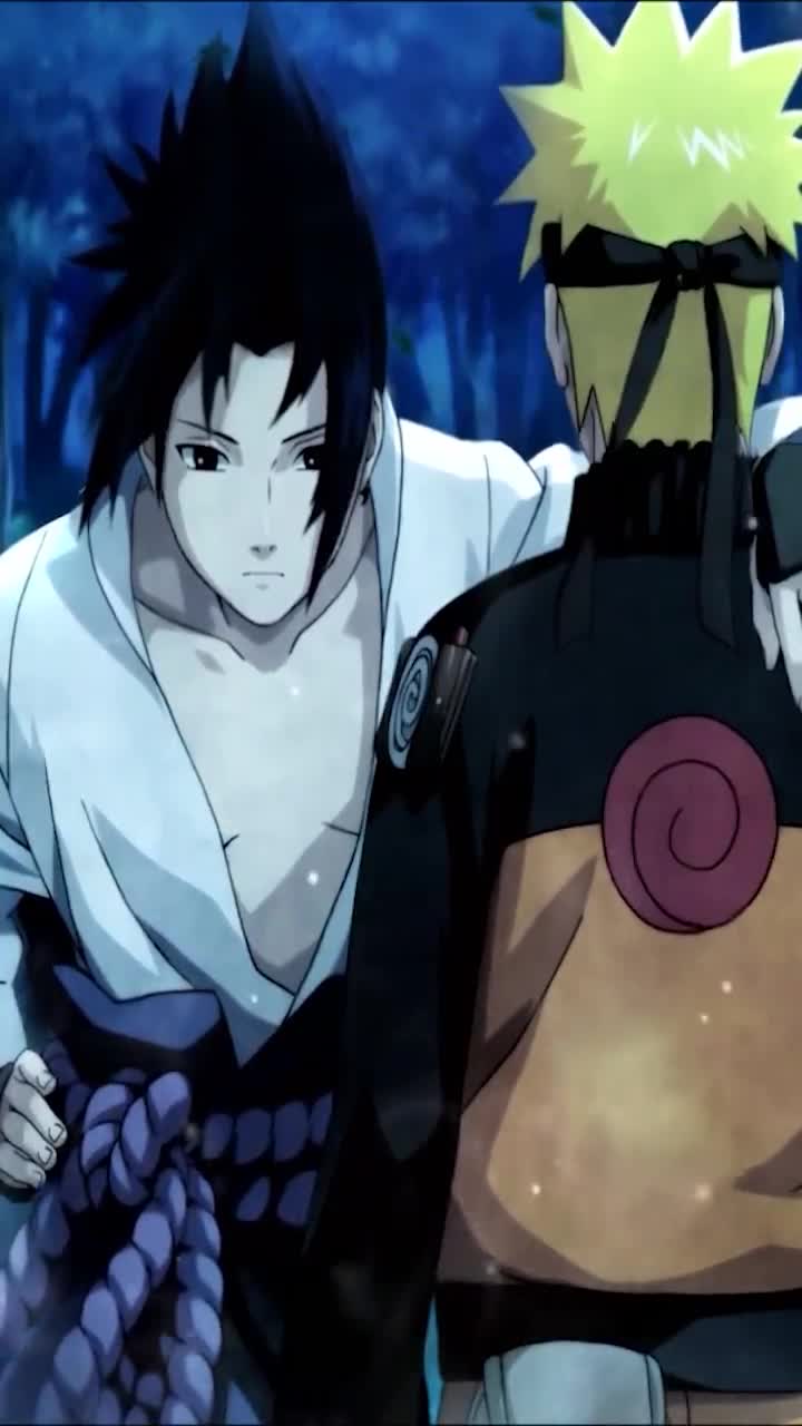 iPhone  Android Naruto And Sasuke Reunion Phone Live Wallpaper