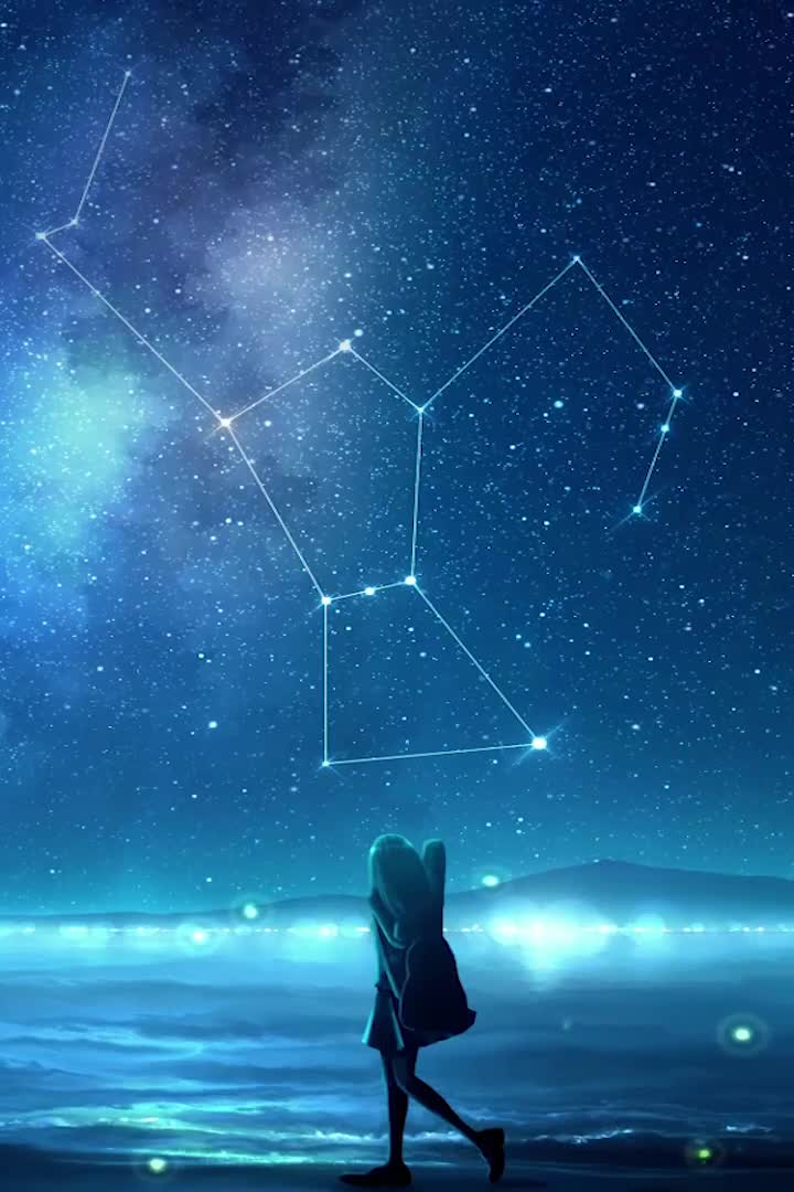 Glow Night Beach iphone lock screen wallpaper