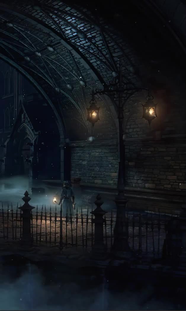 iPhone  Android Bloodborne Street Of Yarnam Live Phone Wallpaper
