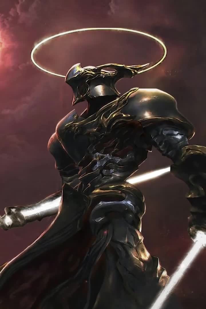 Iphone And Android Dark Warrior Phone Live Wallpaper