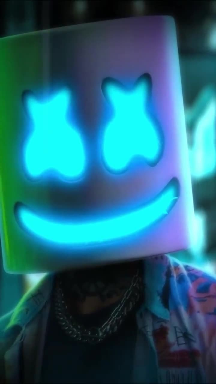 iPhone  Android Marshmello Glow Fantasy Phone Live Wallpaper