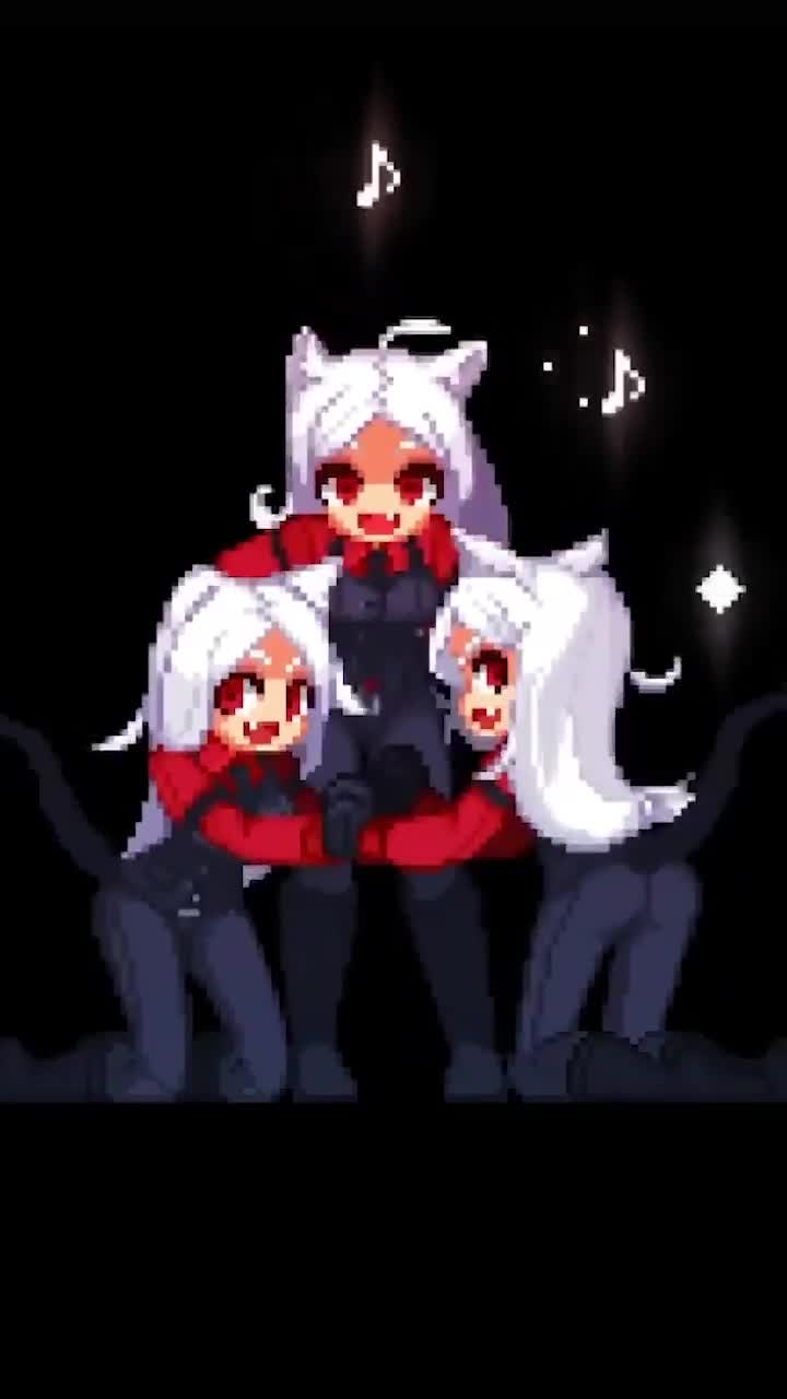 Android  iOS iphone Mobile Cerberus Helltaker Pixel Live Wallpaper