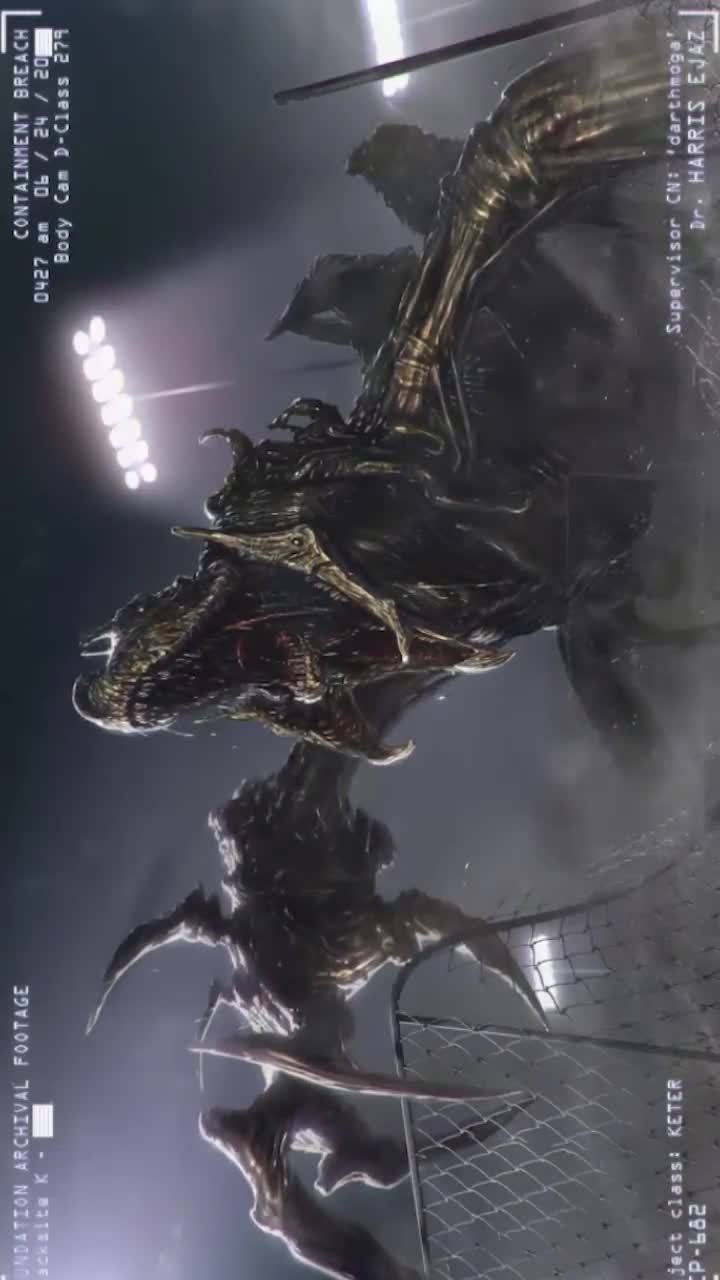 iPhone and Android Scp 682 Monster Cam Phone Live Wallpaper