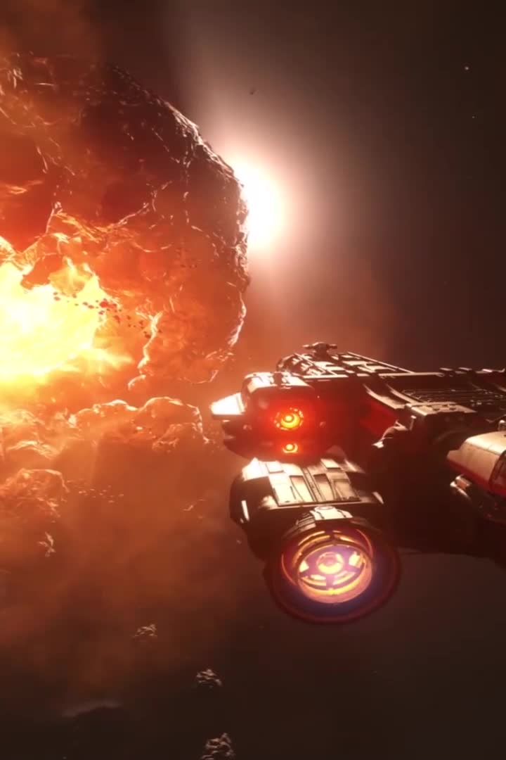 Spacehip Star Citizen Space Iphone Wallpaper